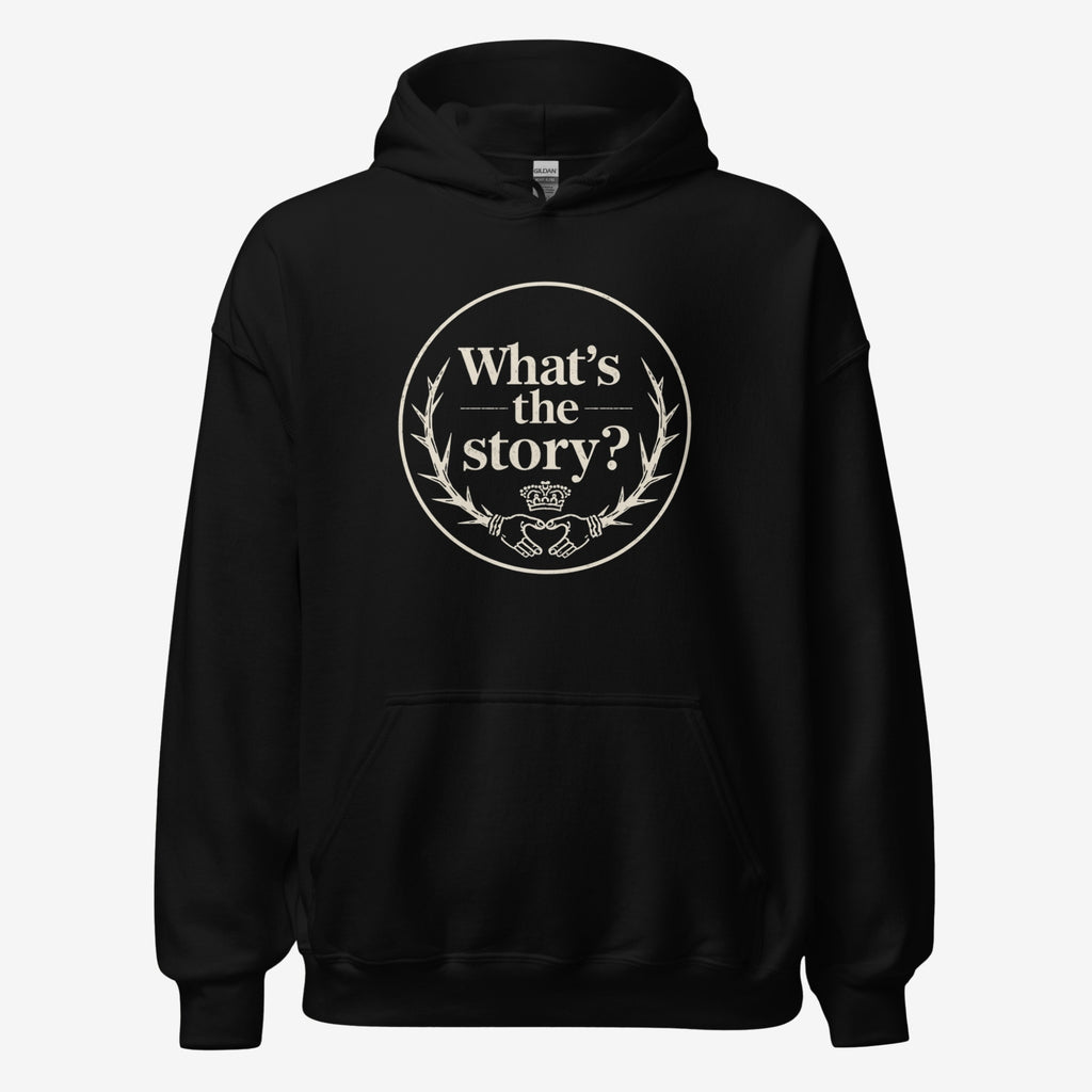 What's the Story? | Personalised Irish Slang Hoodie | Grand So