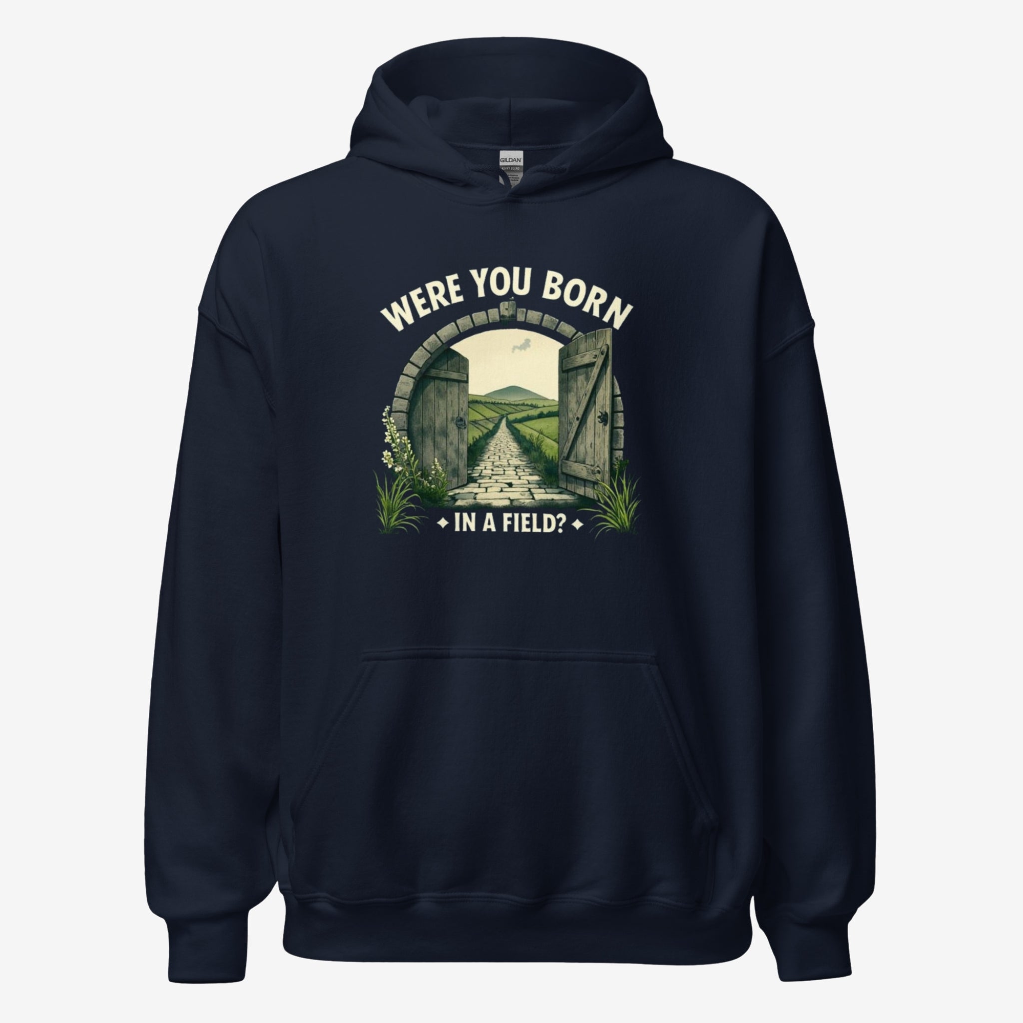 Were You Born in a Field? | Personalised Irish Slang Hoodie | Grand So