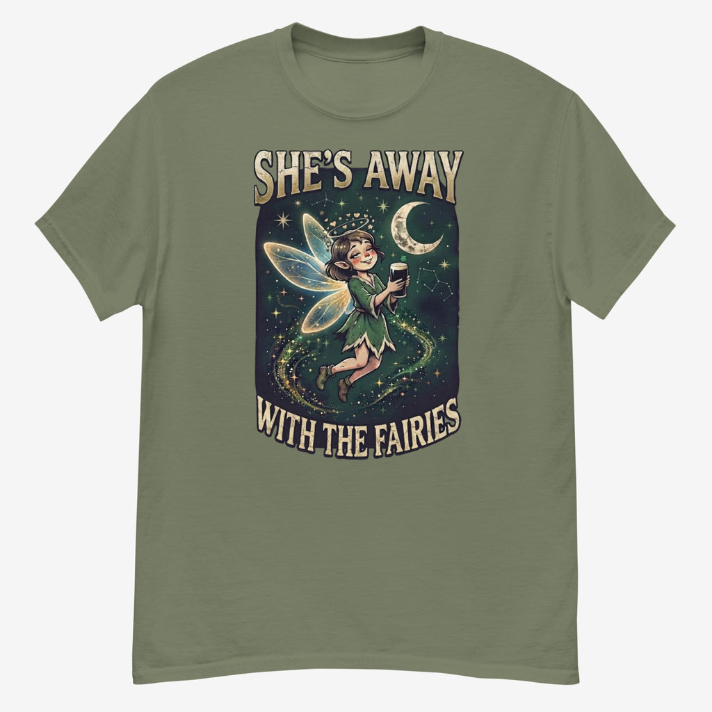She's Away with the Fairies | Personalised Irish Slang T-Shirt | Grand So