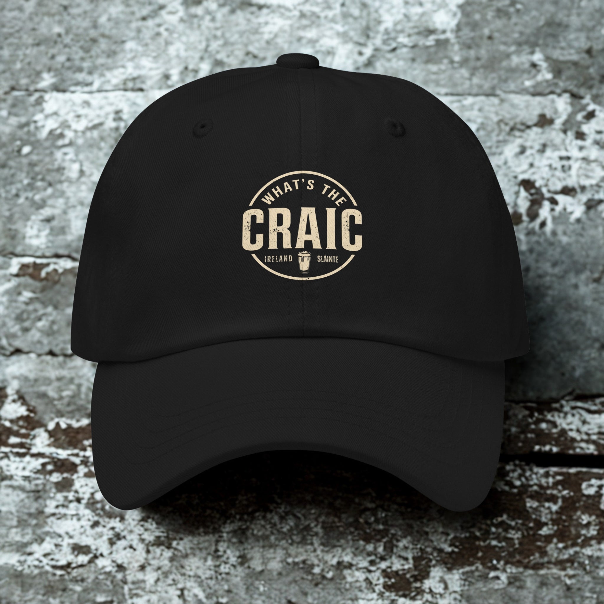 What's the Craic? | Personalised Irish Dad Hat | Grand So