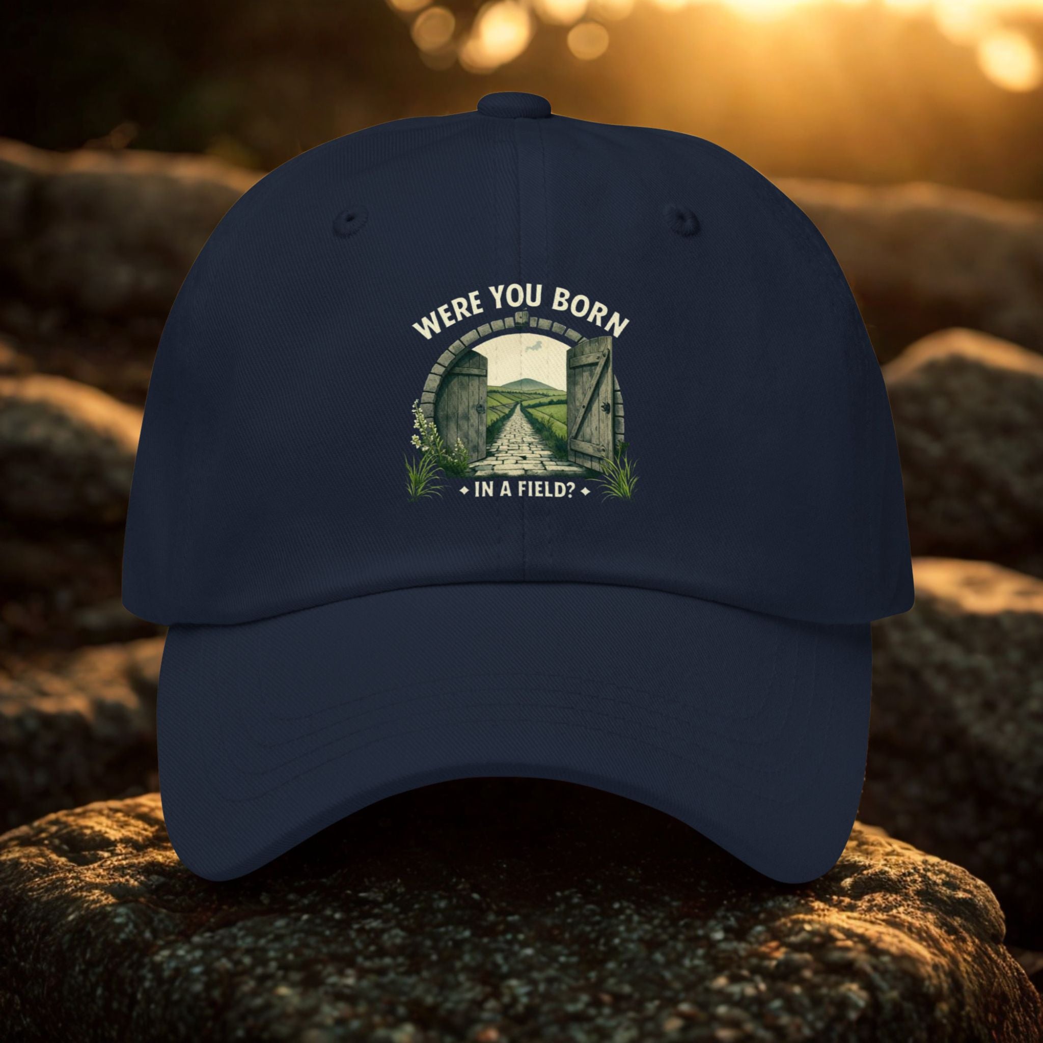 Were You Born in a Field? | Personalised Irish Dad Hat | Grand So