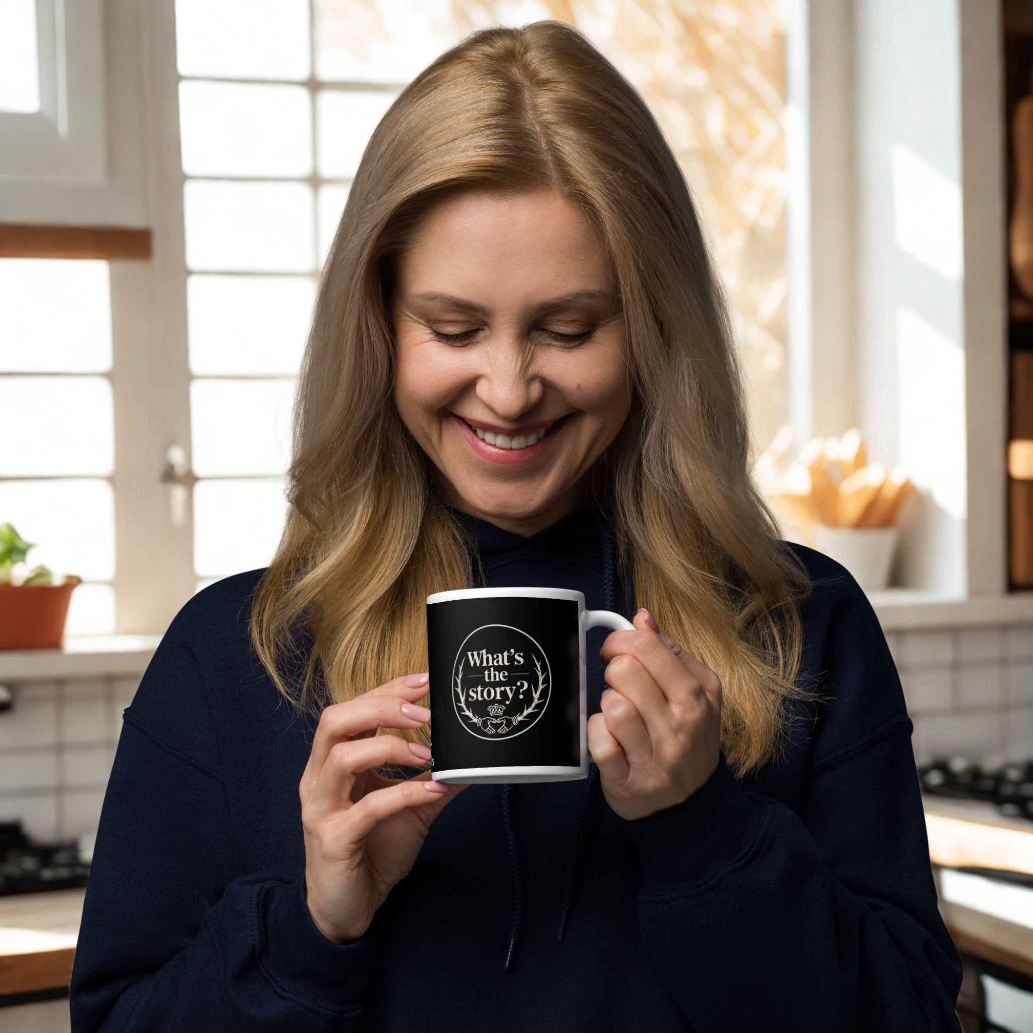 What's the Story? | Personalised Irish Slang Mug | Grand So