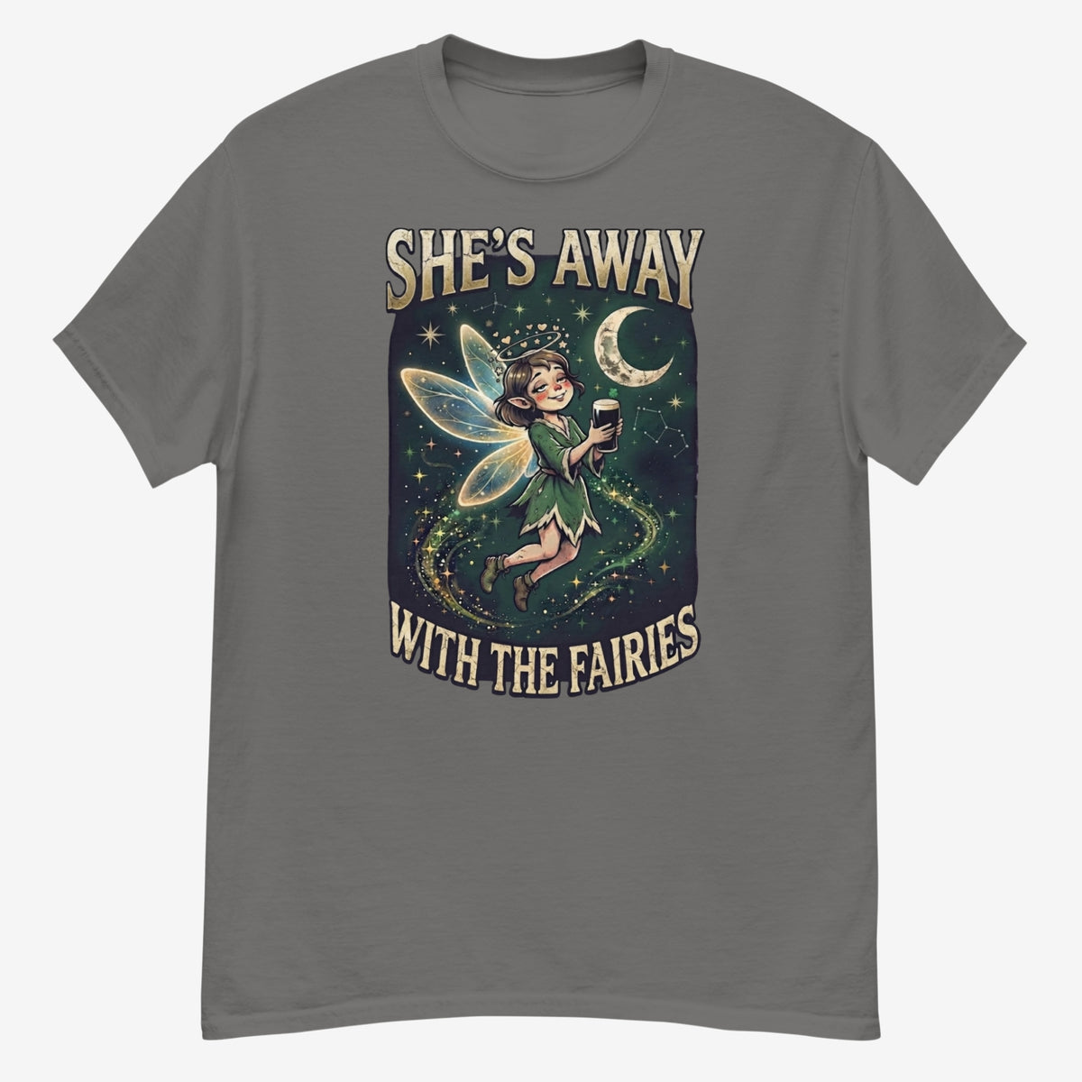 She's Away with the Fairies | Personalised Irish Slang T-Shirt | Grand So