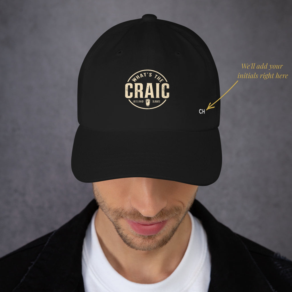 What's the Craic? | Personalised Irish Dad Hat | Grand So