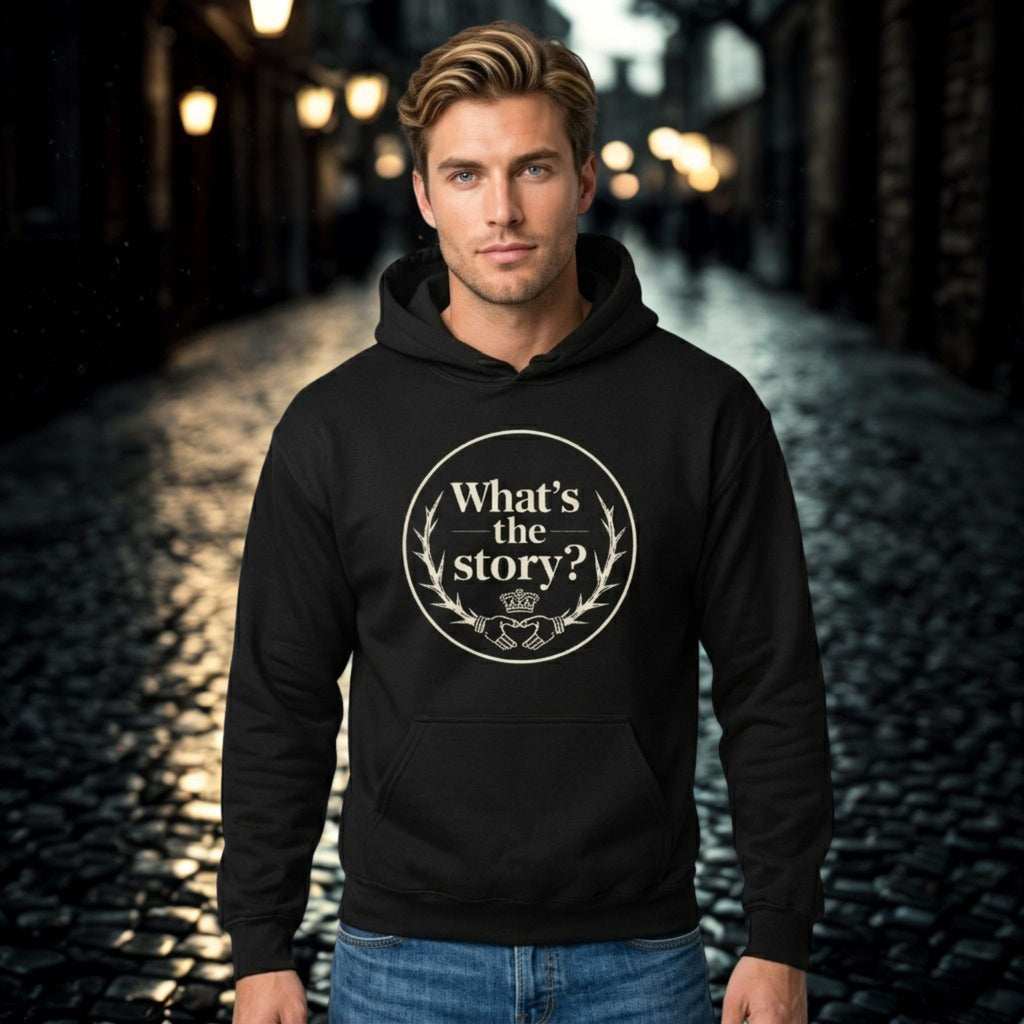 What's the Story? | Personalised Irish Slang Hoodie | Grand So