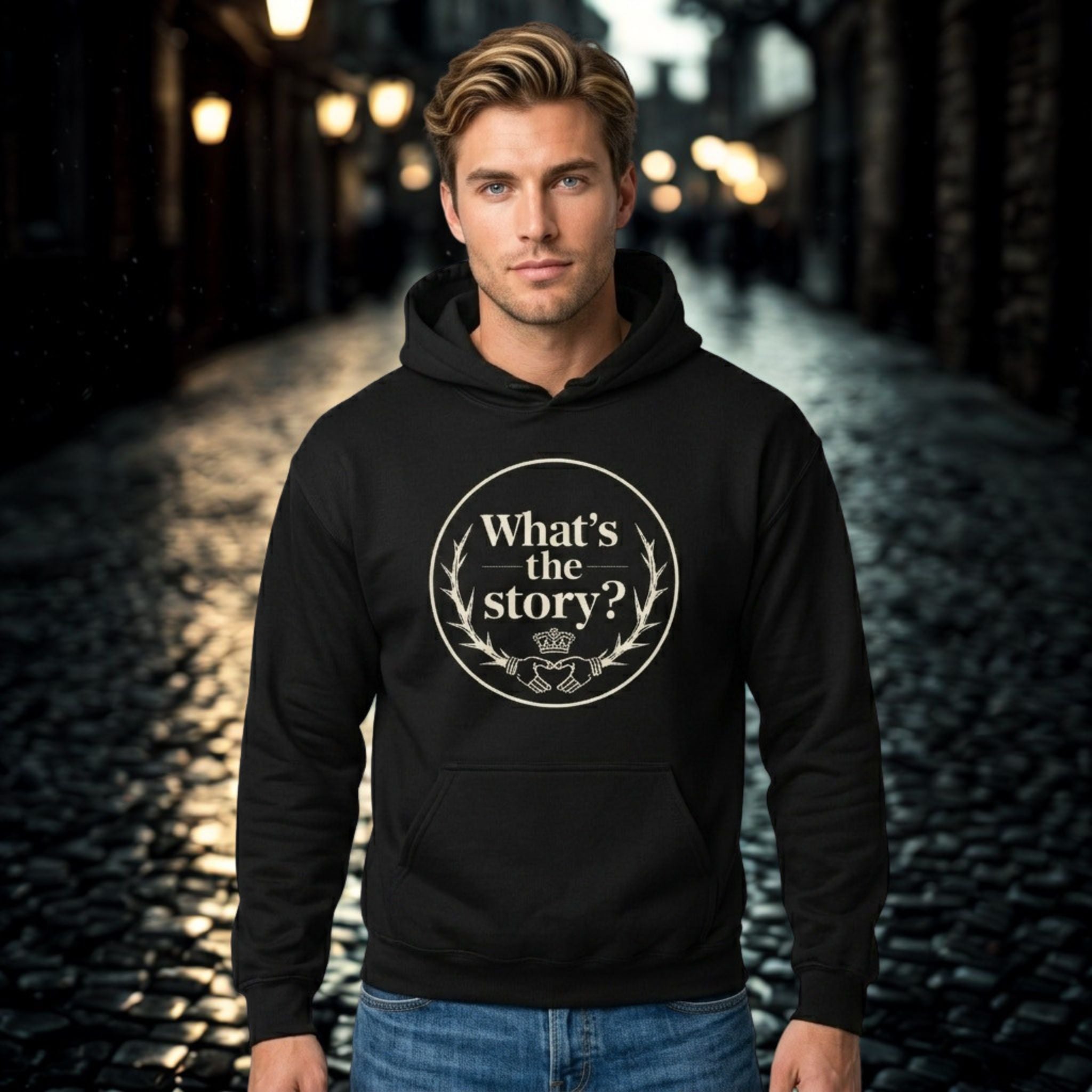 What's the Story? | Personalised Irish Slang Hoodie | Grand So