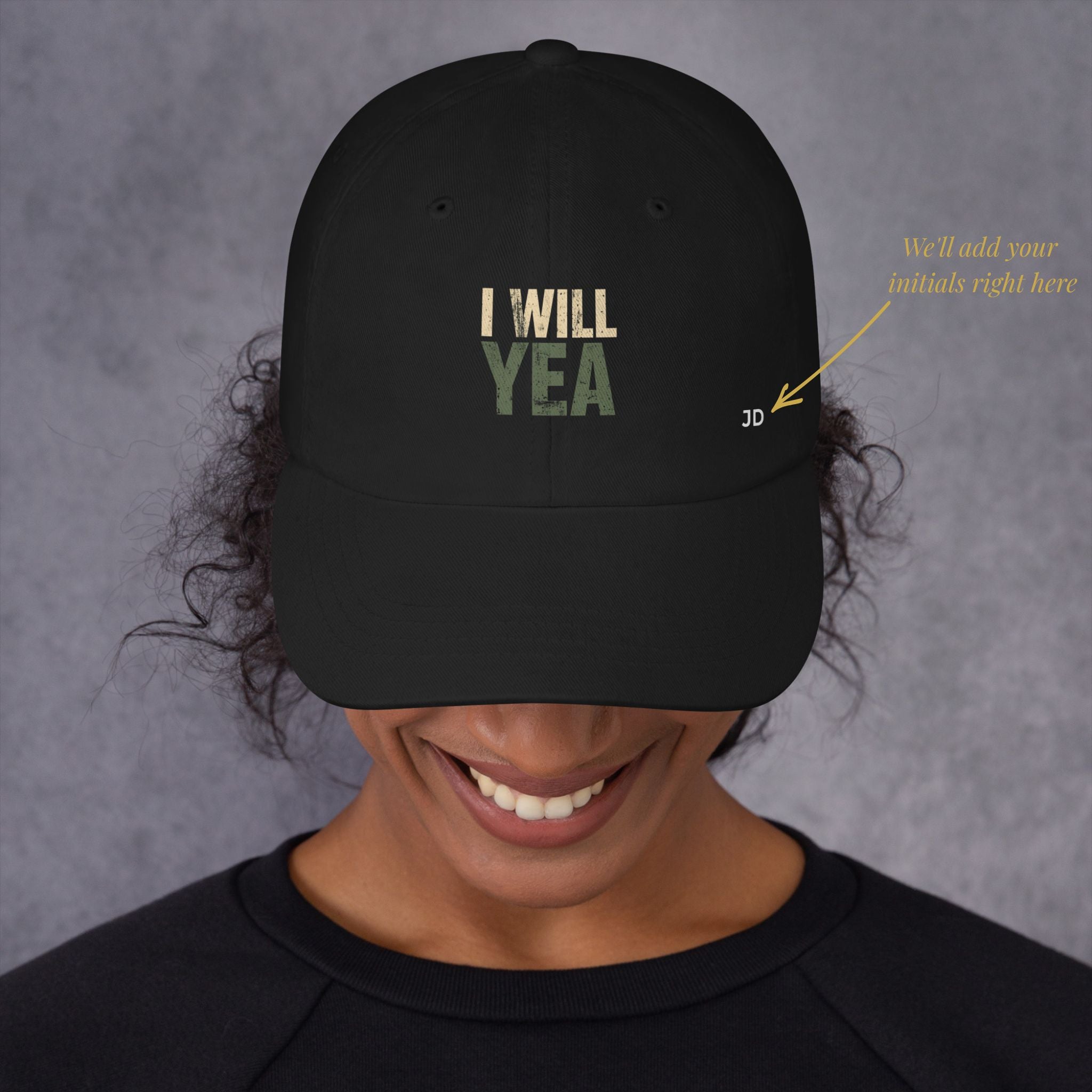 I Will Yea | Personalised Irish Dad Hat | Grand So