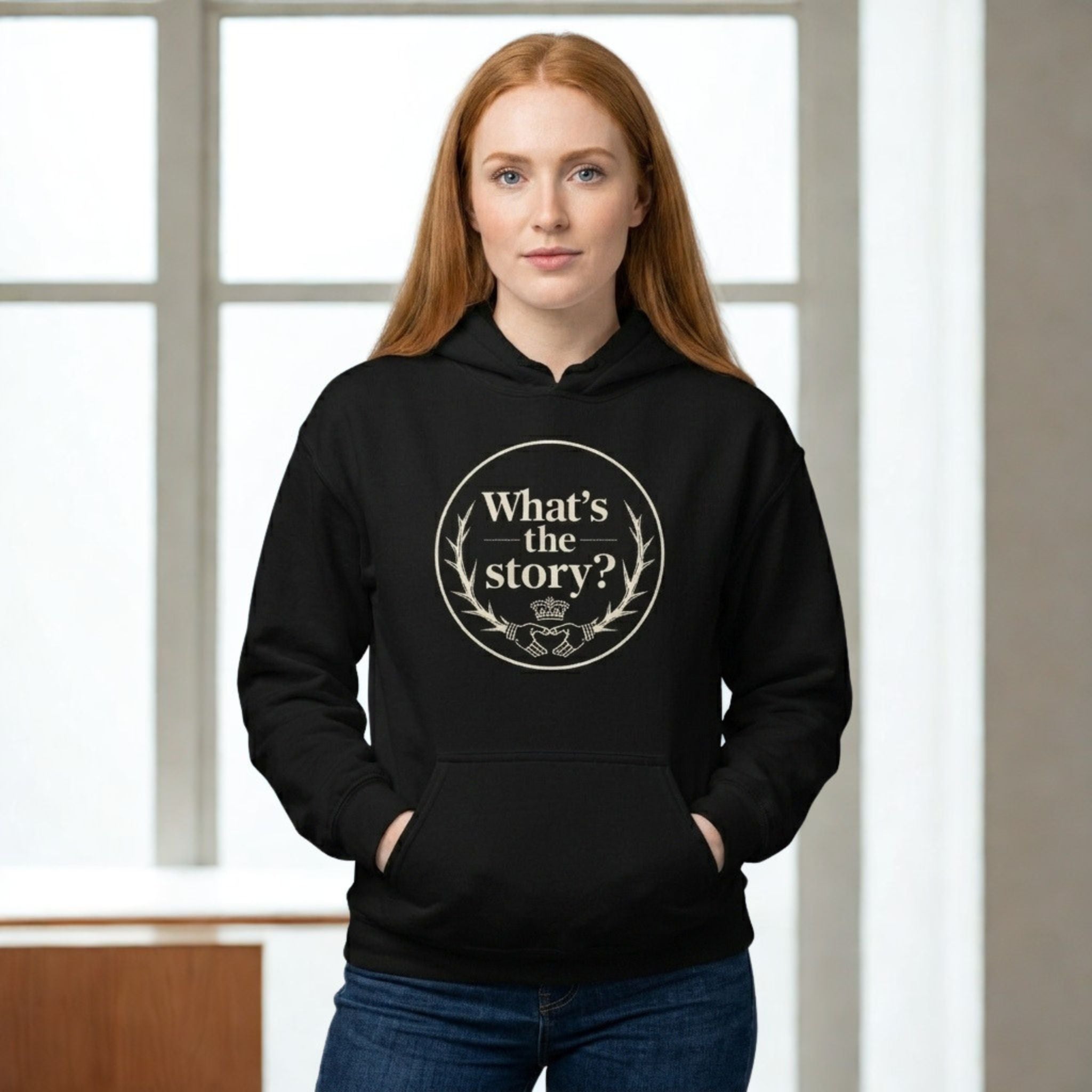 What's the Story? | Personalised Irish Slang Hoodie | Grand So