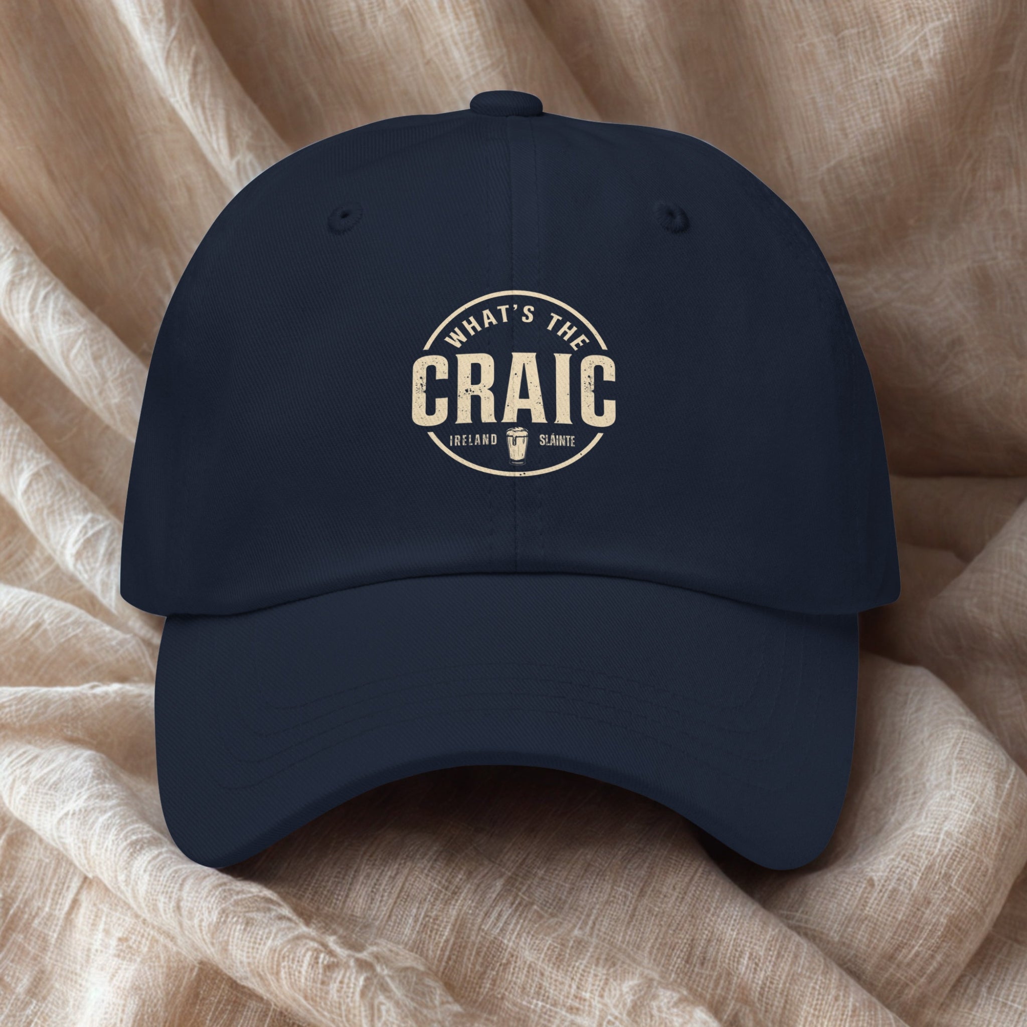 What's the Craic? | Personalised Irish Dad Hat | Grand So