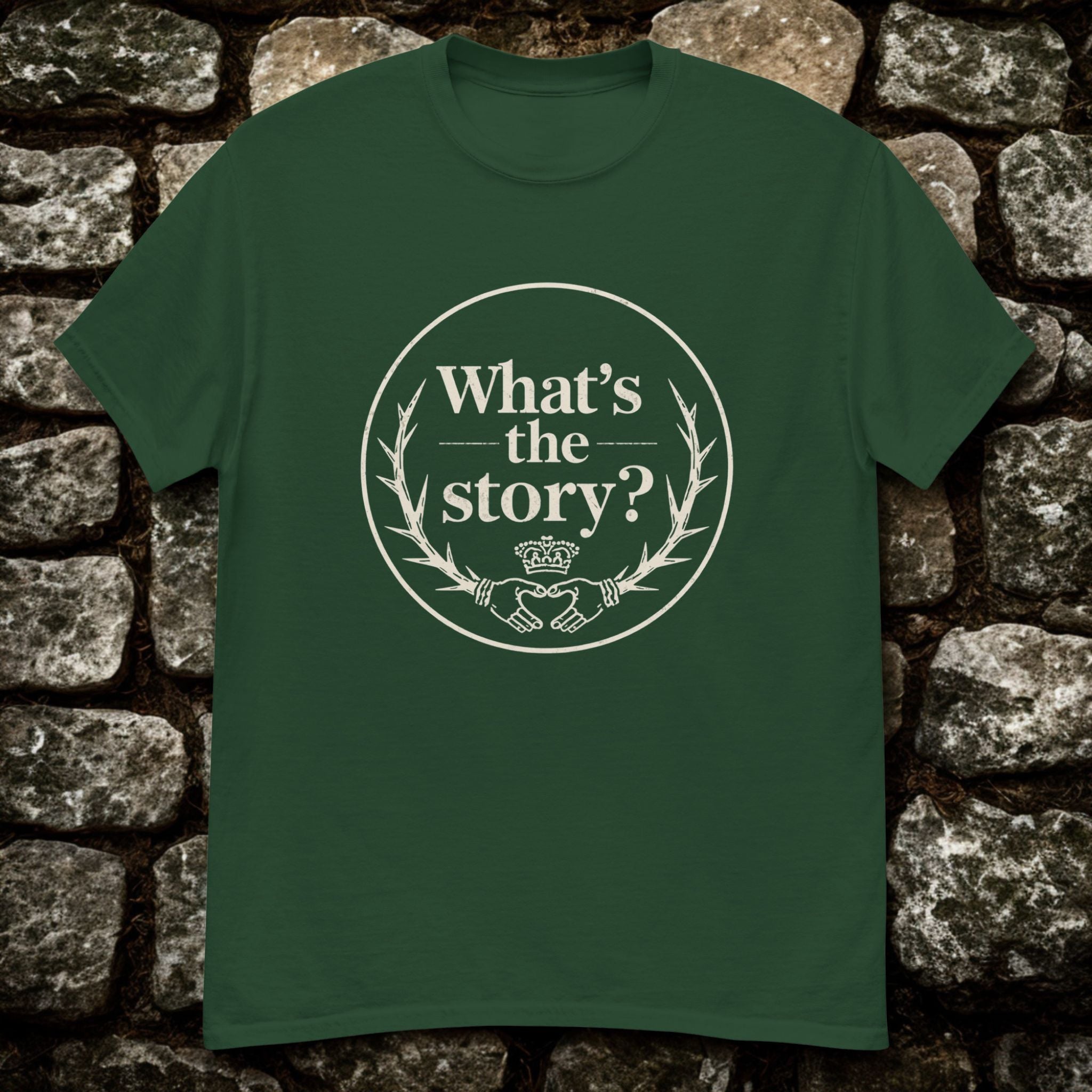 What's the Story? | Personalised Irish Slang T-Shirt | Grand So
