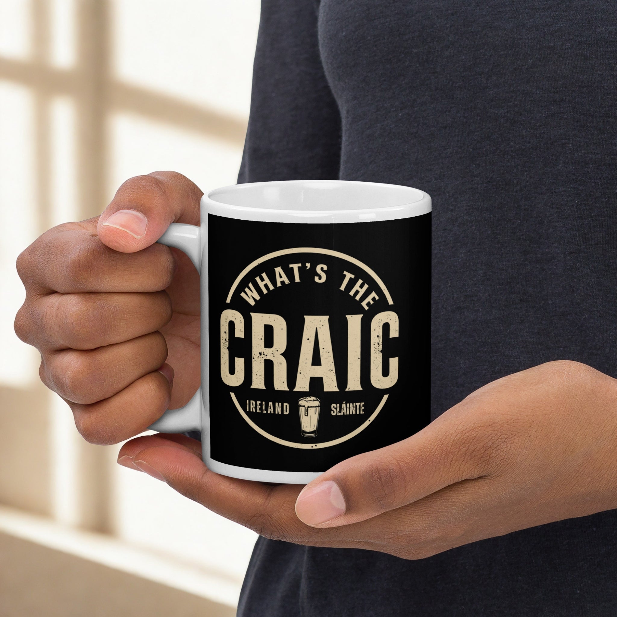 What's the Craic? | Personalised Irish Slang Mug | Grand So