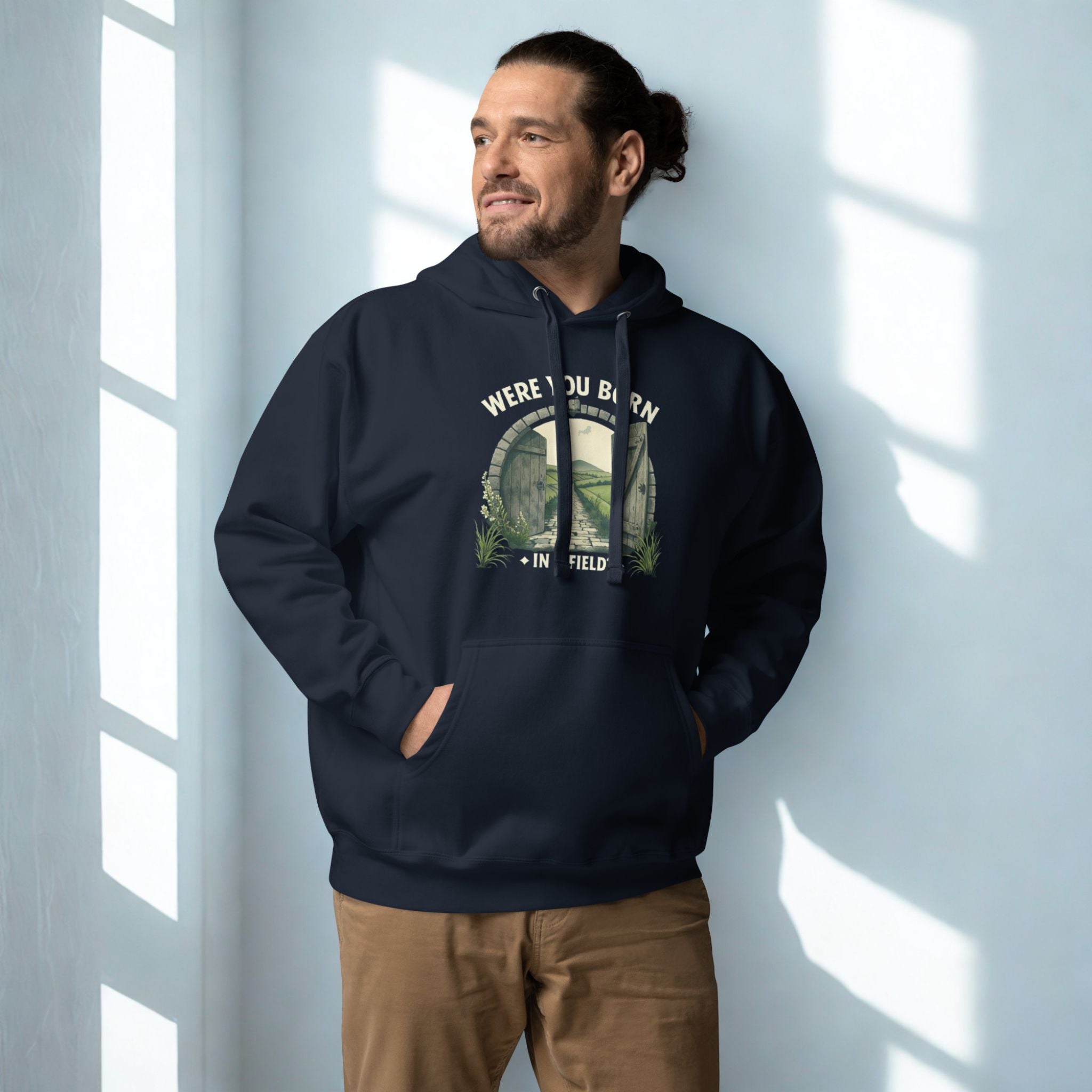 Were You Born in a Field? | Personalised Irish Slang Hoodie | Grand So