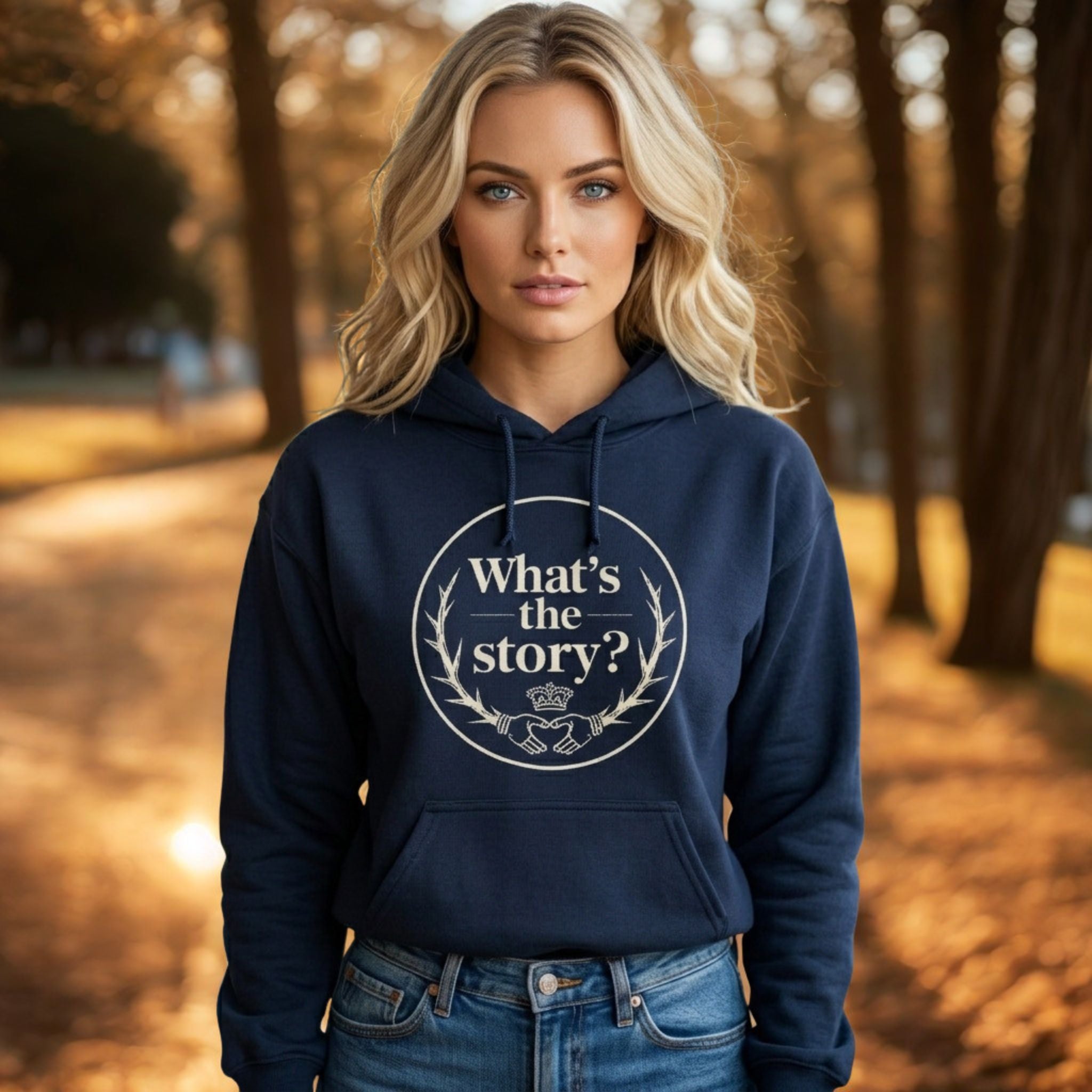 What's the Story? | Personalised Irish Slang Hoodie | Grand So