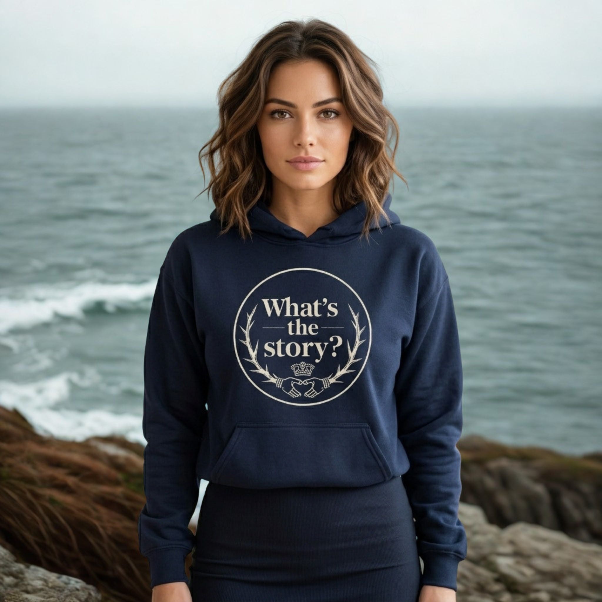 What's the Story? | Personalised Irish Slang Hoodie | Grand So