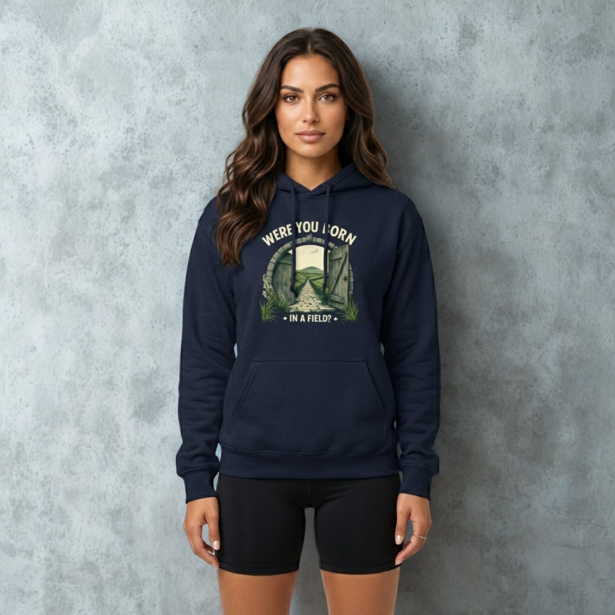 Were You Born in a Field? | Personalised Irish Slang Hoodie | Grand So