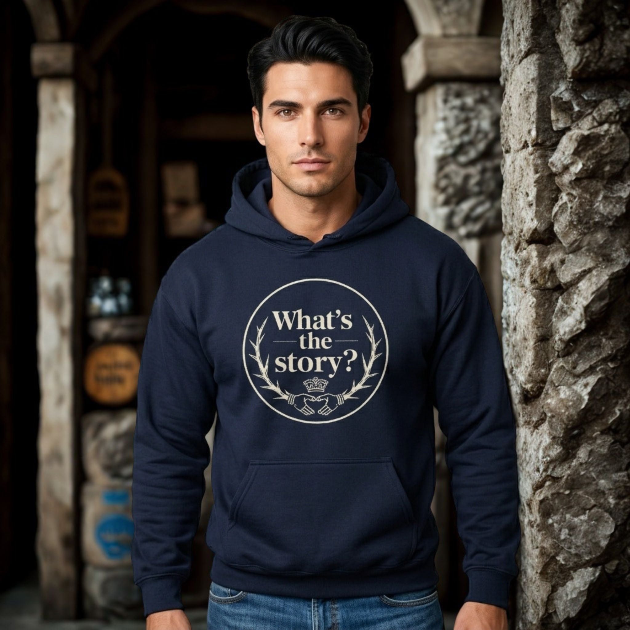 What's the Story? | Personalised Irish Slang Hoodie | Grand So